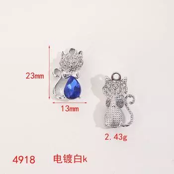 Серьги Super Flash Huazi с заостренной подвеской в виде капли воды, аксессуары, серьги-бабочки в виде лисы, ожерелье, браслет, аксессуары из сплава