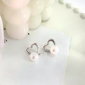 Серьги Sweet Hollow Love Pearl для женщин с легким роскошным темпераментом, изысканные серьги
