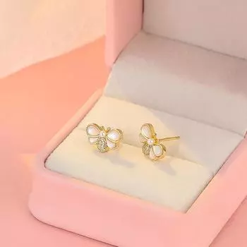 Серьги Sweet Shell Little Bee для женщин с милым дизайном в виде маленьких животных, студенческие серьги Sense
