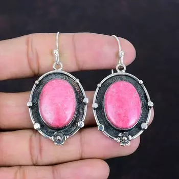 Серьги Тулит Драгоценные камни Ювелирные изделия Приличные серьги Серьги из стерлингового серебра 925 пробы Стильные серьги ручной работы Оригинальные украшения Тулит Подарки для нее