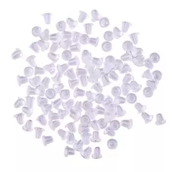 Серьги VEYLIN Набор из 500 силиконовых прозрачных сережек Силиконовые не будут DIY Захваты, Аксессуары, Захваты, Незаметные, Осень,