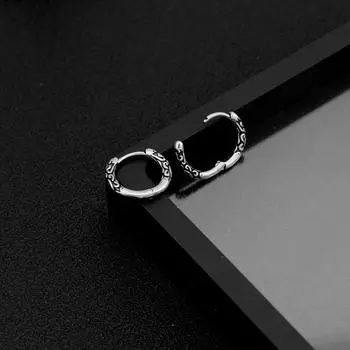 Серьги Винтажные декоративные серьги Металлические серьги Индивидуальные серьги-подвески с застежкой-замком Подвески-подвески в стиле хип-хоп Круглые серьги