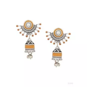 Серьги Voylla Sanwari Bell Motif Jhumka для женщин и девочек