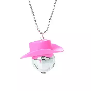 Серьги в стиле диско 70-х годов, ковбойская шляпа, прыгающий мяч, ди-панк, европейский и американский аксессуар, женский аксессуар One Size