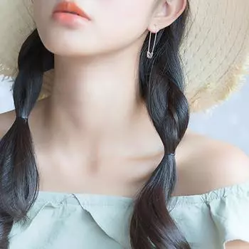 Серьги в стиле панк-булавки для женщин и мужчин, индивидуальный темперамент, настоящее серебро 925 пробы, изысканный подарок в виде ювелирных изделий золотой