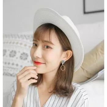 Серьги в стиле панк-треугольник, круглые, геометрические, асимметричные, черные, женские, ювелирные украшения для вечеринок золотой