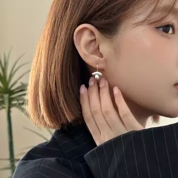 Серьги в стиле ретро с геометрическими фигурами, серебряные иглы 925 пробы, нишевый дизайн, высокие ноты, холодные ноты, женские летние новые серьги 925 silver needles