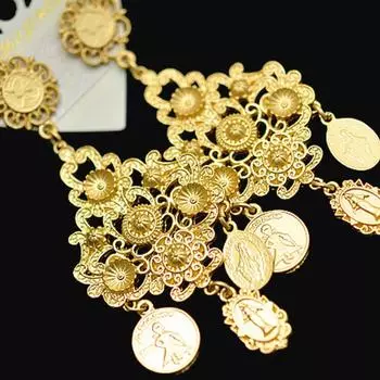 Серьги в стиле ретро в стиле барокко, серьги с кисточками, тканые длинные серьги ручной работы из бисера, серьги в стиле дворцовой живописи маслом 1