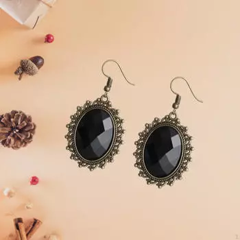 Серьги в стиле стимпанк, украшение на Хэллоуин, панк-костюм для косплея, женские, болтающиеся