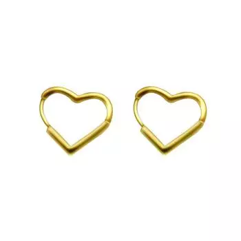 Серьги-вкладыши Hollow Love в форме сердца, темпераментные ретро-серьги Sweet Beauty, простые дизайнерские серьги