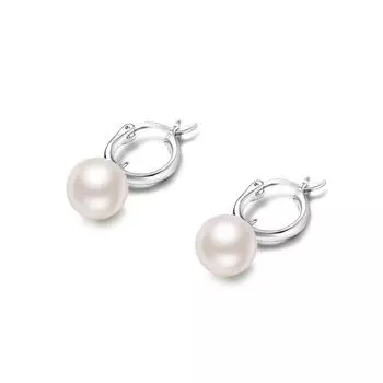 Серьги-вкладыши с жемчугом, новые модные серьги на Новый год, универсальный и модный темперамент и элегантные серьги для женщин