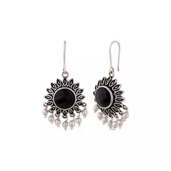 Серьги Work Essentials круглой огранки с драгоценными камнями