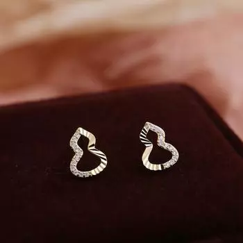 Серьги Xikong Gourd для женщин Простые модные универсальные серьги Новые изысканные серьги в китайском стиле