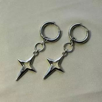 Серьги Y2K Star для женщин, милые, крутые, модные, кисточки, серьги, украшения для вечеринок