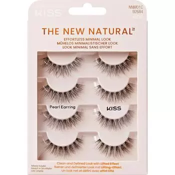 Серьги-жемчужины KISS The New Natural Multi 01 Eyelash Pearl, 8 упаковок