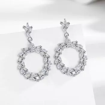 Серьги женские элитные индивидуальные супер феи темпераментные серьги