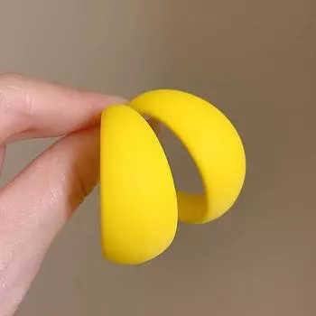 Серьги Женские Шифон Сетка Морской Стиль Отпуска Цветы Yellow c type stud earrings