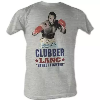 Серая футболка унисекс Rocky Street Fighter с Хизером S