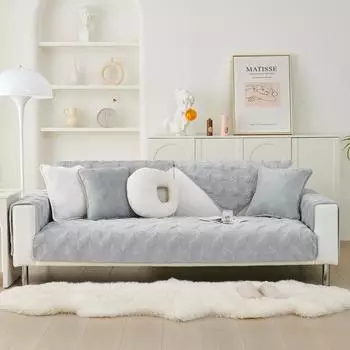 Серая модная диванная подушка, нескользящий чехол для дивана, осенне-зимняя вышитая комбинированная диванная подушка 70*70cm