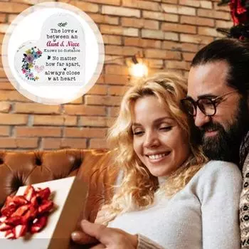 Сердце Благодарственное украшение Прозрачный цветочный принт Гладкий край Сердце Сувенир Женщина-учитель Коллега Босс-волонтер Медсестра Врач-менеджер A