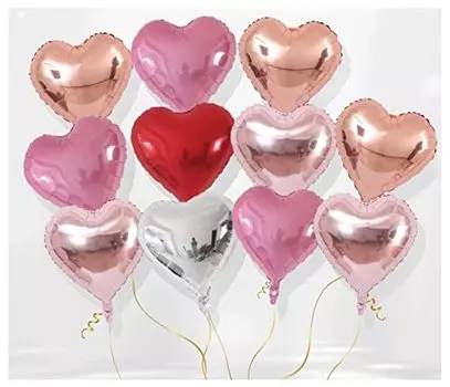 Сердце Большой алюминиевый шар от 30 45 см День рождения девушки Подарок Магазин Украшения Свадьба [Магазин воздушных шаров] (Выбирайте 10, 20 штук) День святого Валентина (20