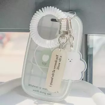 Сердце картина маслом фото держатель дизайн идол фото чехол анти потеря воздушный шар собака брелок фотокарты защитный чехол as the picture