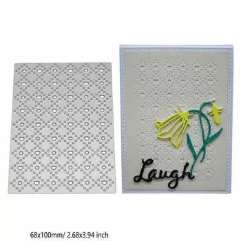 Сердце сетчатая рамка, вырубные штампы, металлический трафарет, сделай сам, скрапбукинг, альбом, бумажная карта, тиснение, ремесленный декор, художественная высечка, прямоугольник