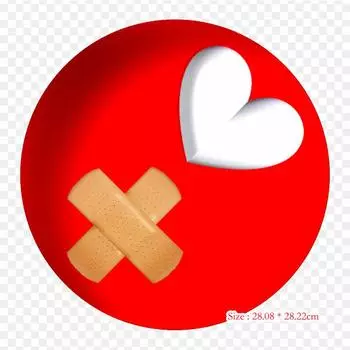 Сердце Железо на Термопереносе Печать Виниловые Нашивки Наклейки для Одежды Аппликации Сделай Сам Моющиеся Нашивки