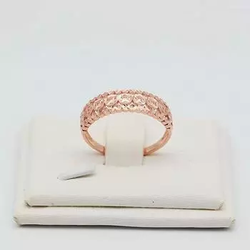 Сердце Звук Русское 585 Фиолетовое Золото Богатство Вращающееся Кольцо Темперамент Розовое Золото Цвет Золото Opening adjustable розового золота