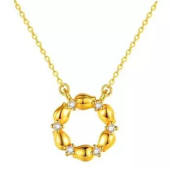 Сердцебиение Тюльпан Кулон Ожерелье для женщин Легкое Роскошное Простое Атмосферное Ожерелье Подарочная Модная Цепочка на Ключицу