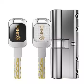 Сердцевина замка Super C-class Anti-Theft Door Household Universal Heartbread Многодорожечная 56-канальная входная дверь с полностью медным лезвием и 8 ключами