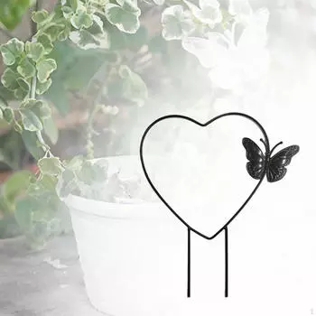 Сердечко-образная решетка для вьющихся комнатных растений Маленькая садовая хойя белый