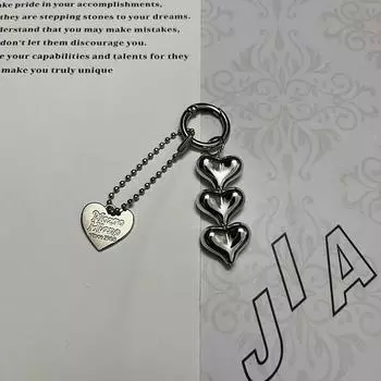 Сердечко Покрытие Серебряная Цепочка Телефон Бусины Телефон Ремешок На Запястье Не Потерянный Брелок Сумка Камера Телефон Ремешок Цепочка Телефона Подвеска