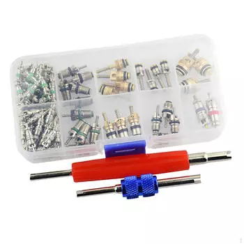 Сердечник клапана автомобильного кондиционера с инструментами для снятия R12 R134A Простая в установке замена Прочный