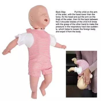 Сердечно-легочная реанимация, манекен для младенцев, профессиональная кукла для моделирования структуры тела, манекен для обучения розовый