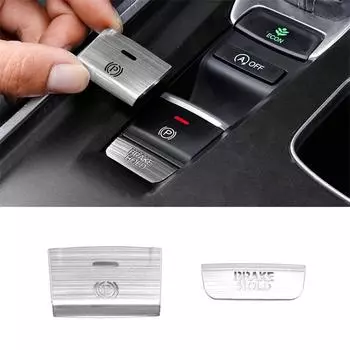 Серебристые аксессуары для КПП P gear BRAKE HOLD накладка-рамка для Honda Accord 2018 2019