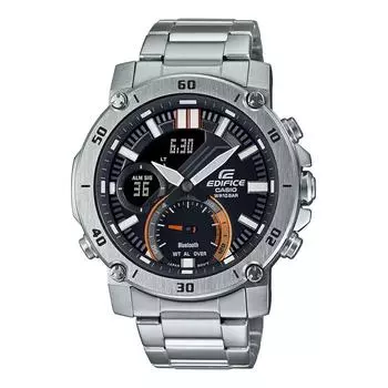 Серебристые часы с подключением по Bluetooth мужские, Silver Bluetooth Connect Men s Watch, Casio