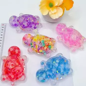 Серебристые конфетные цветные черепахи куклы Ночная светящаяся черепаха Маленькие украшения Маленькие подарки жёлтый