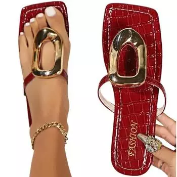 Серебристые модные металлические туфли женские тапочки шлепанцы летние пляжные женские шлепанцы тапочки роскошные женские туфли на плоской подошве сандалии обувь 36 чёрный