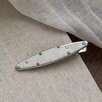 Серебристые заколки для волос Y2K для женщин, элегантные металлические заколки-уточки, боковые челки, заколки, аксессуары для волос для девочек 06