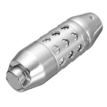 Серебристый Алюминиевый Автоматический Автомобильный Рычаг Переключения Передач Селектор Ручка Универсальный