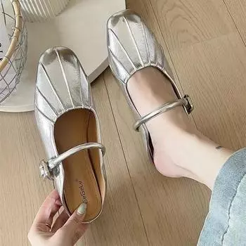 Серебристый цвет внутри Высокая мода толстая подошва сандалии мюли 35 чёрный