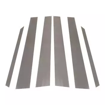 Серебристый для Toyota Prius 2004-2009, автомобильные стойки, накладка на дверь, окно, декоративные наклейки, аксессуары