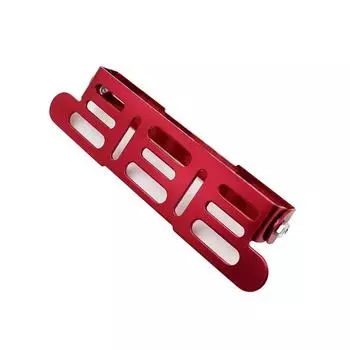 Серебристый легкий регулируемый кронштейн номерного знака на передний бампер 31 оранжевый универсальный алюминиевый кронштейн номерного знака спереди синий