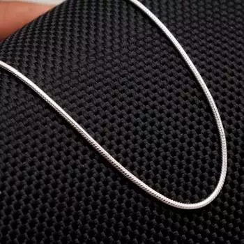 Серебряная цепочка в виде змеи, серебро 925 пробы, ювелирные изделия унисекс, подарки для нее, эффектные ювелирные изделия 16