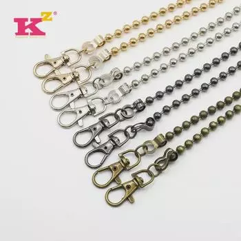 Серебряная фурнитура, бисерная цепочка, ремень для сумки через плечо и на плечо для женщин