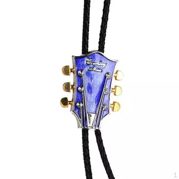 Серебряная мужская рубашка Western Cowboy Bolo Blank Gem Бирюзовая зелёный