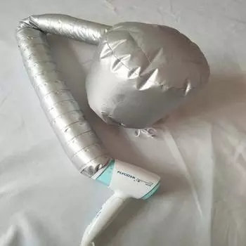 Серебряная портативная мягкая шапочка для сушки волос, регулируемая женская шапочка для быстрой сушки волос, аксессуары для домашнего парикмахерского салона серебряный