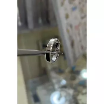 Серебряное классическое обручальное кольцо шириной 5 мм