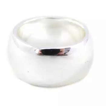 Серебряное кольцо Дзен 10 мм